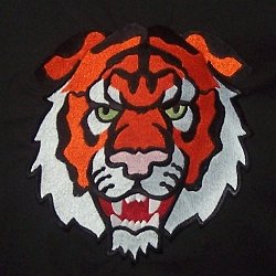 Tuckahoe Middle School Embroidered Tiger Mascot 