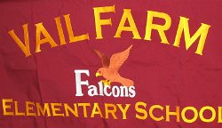 Vail Farm Elementary School Embroidered Tablecloth 