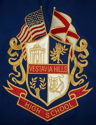 Vestavia Hills High School Embroidered Crest