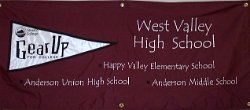 West Valley High School Embroidered Banner