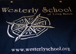 Westerly School Embroidered Banner 