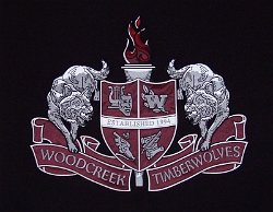 Woodcreek High School Embroidered Crest