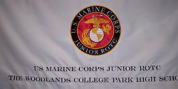 Woodlands College Park High School Embroidered Tablecloth