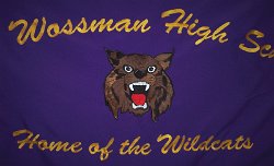 Wossman High School Embroidered Tablecloth 