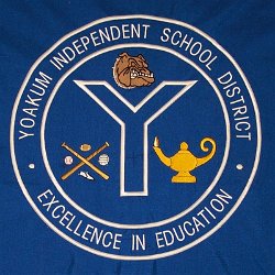 Yoakum School District Embroidered Seal 