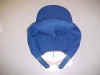 Cap held down with spray adhesive only, following marker for center and edge alignment