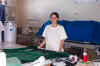 Kim at work.JPG (244975 bytes)
